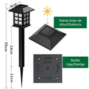 Kit 6 Luminárias Solar de Jardim